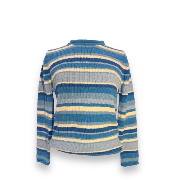 Sweaters - Vintage Canyon River Soft Striped Sweater
